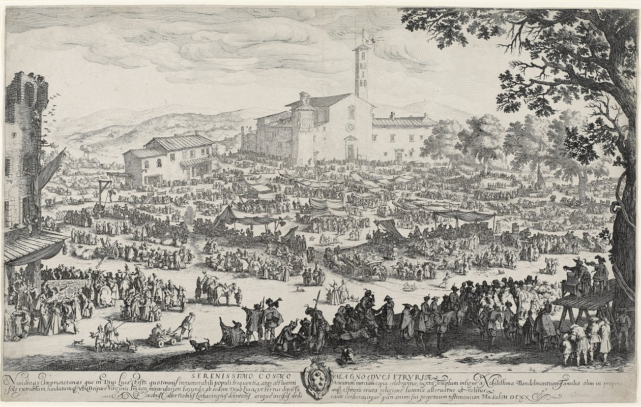 A Feira da Impruneta de Jacques Callot
