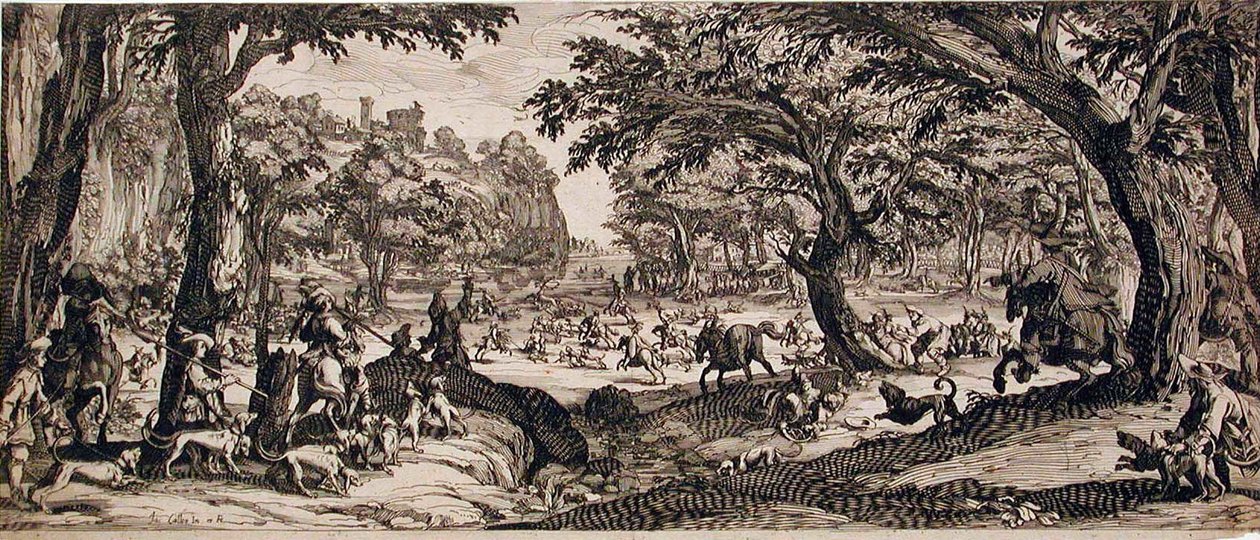 A grande caça de Jacques Callot