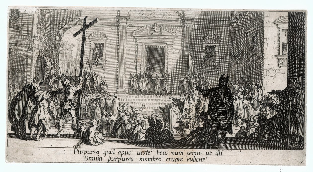 La Grande Passion, uma de 7 gravuras ... (gravura) de Jacques Callot