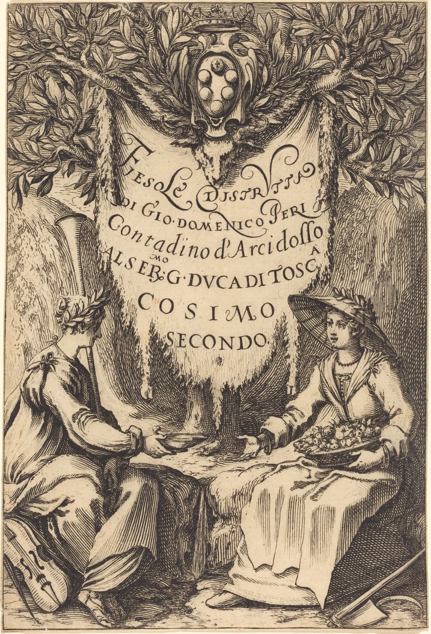 O belo jardineiro, 1619. de Jacques Callot