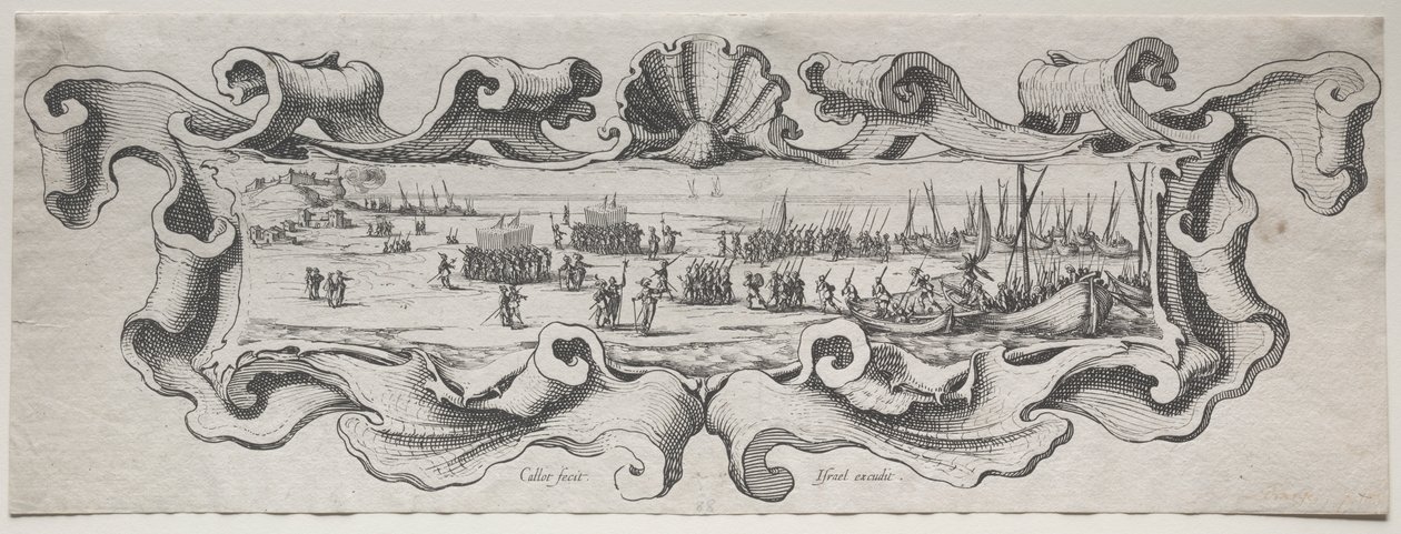 O desembarque das tropas de Jacques Callot