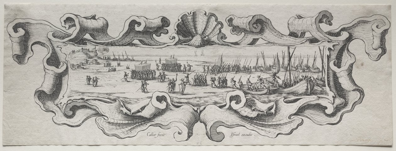 O desembarque das tropas de Jacques Callot