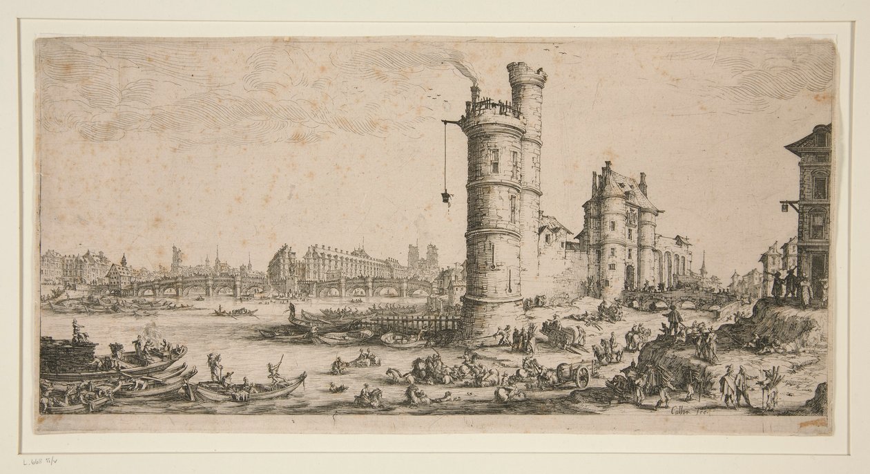 Pont Neuf, Paris de Jacques Callot