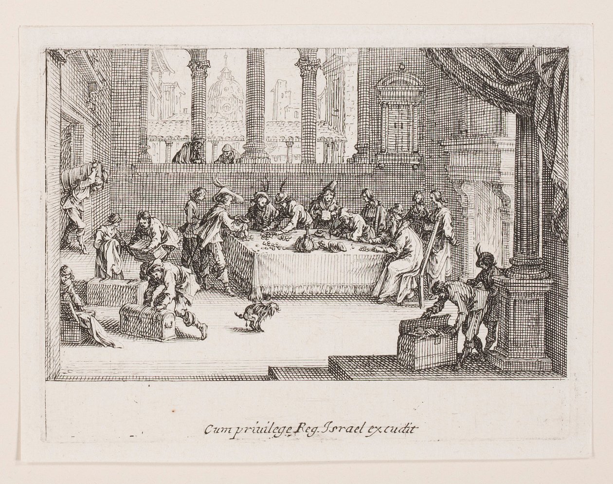 Le partage des biens (A Distribuição da Fortuna), da série La Vie de l de Jacques Callot