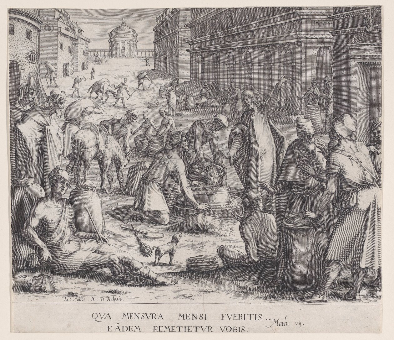 Os medidores de grão de Jacques Callot