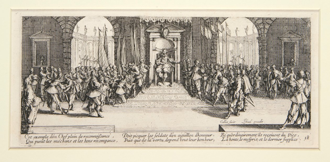 Les Miseres et les Malheurs de la Guerre - conjunto de 18 gravuras de Jacques Callot