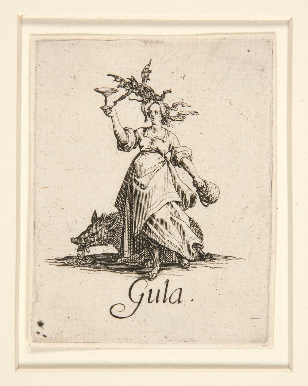 Os Sete Pecados Capitais: La Gourmandise (Gula) de Jacques Callot