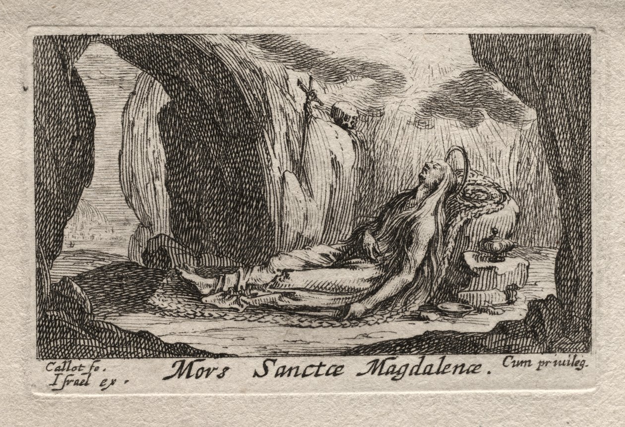 Os Penitentes: Morte de Ste. Madeleine de Jacques Callot