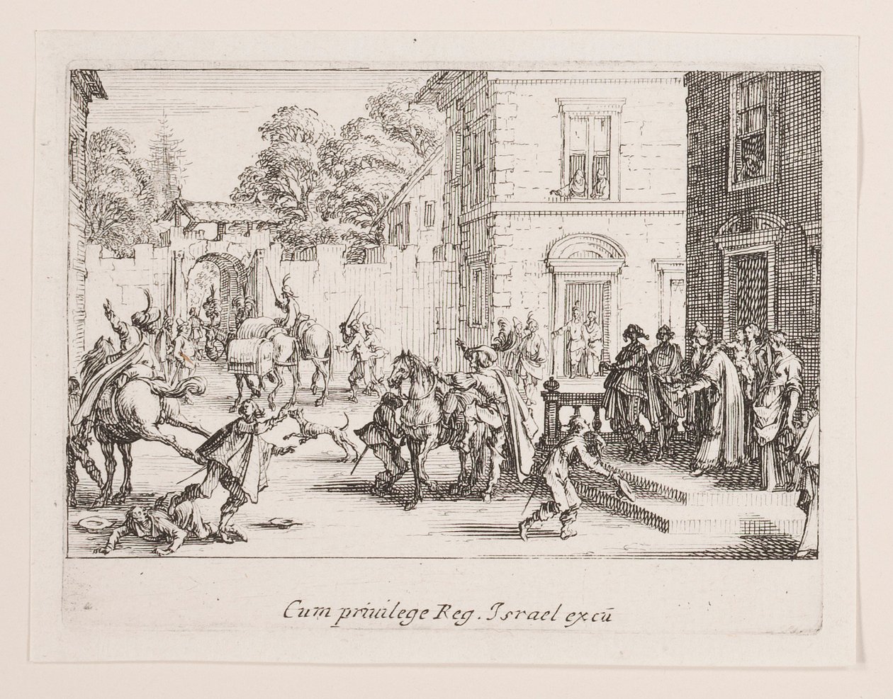 Les adieux (The Farewells), da série La vie de l de Jacques Callot