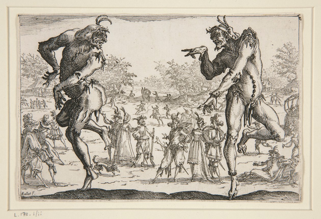 Ambas as calças de Jacques Callot