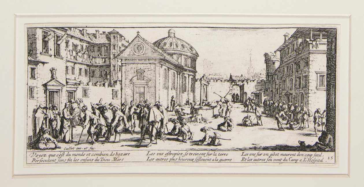 As grandes misérias da guerra: N.º 15 - O de Jacques Callot
