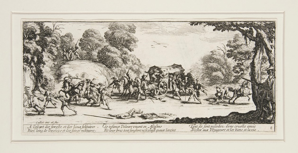 As grandes misérias da guerra: No. 8 - L de Jacques Callot