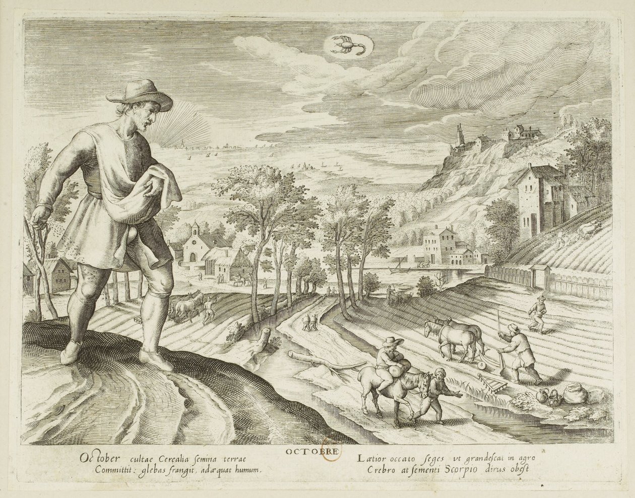 Meses. 10, outubro de Jacques Callot