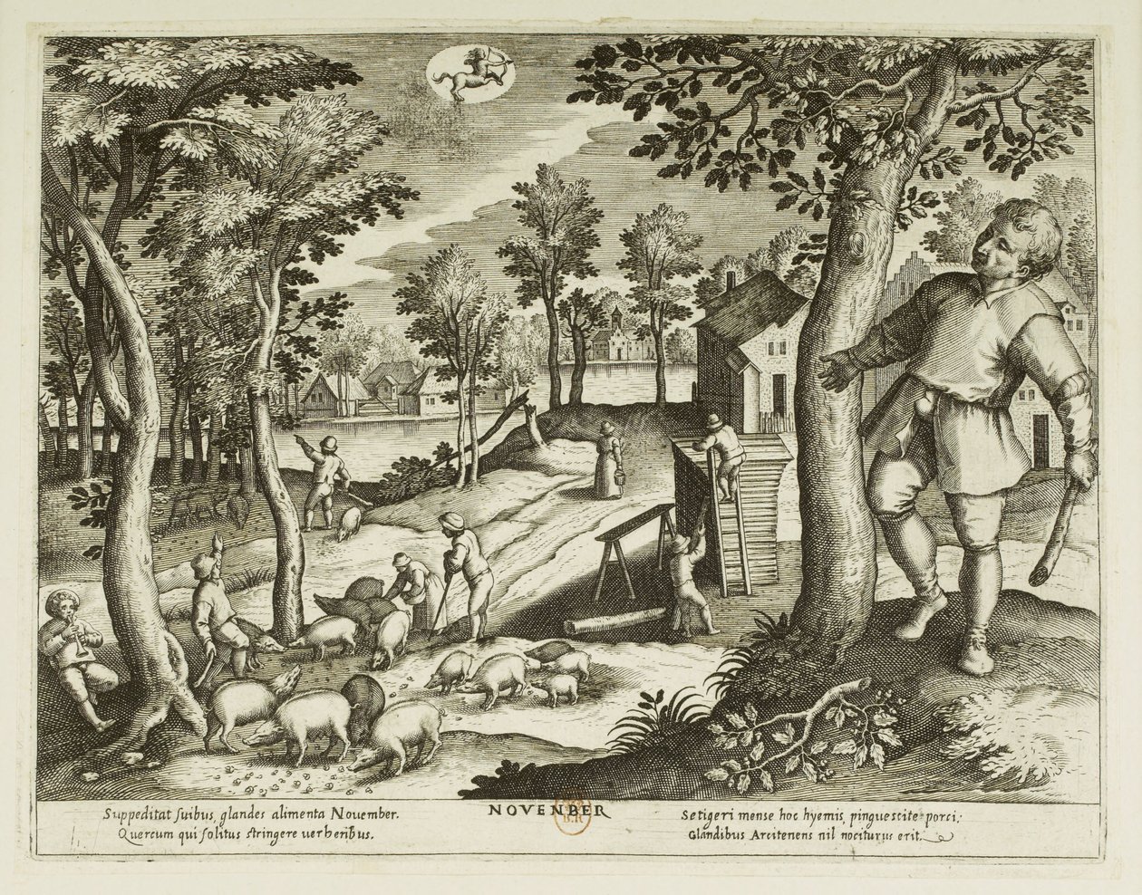 Meses. 11, novembro de Jacques Callot