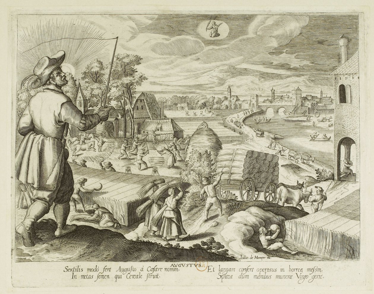 Meses. 8, agosto de Jacques Callot
