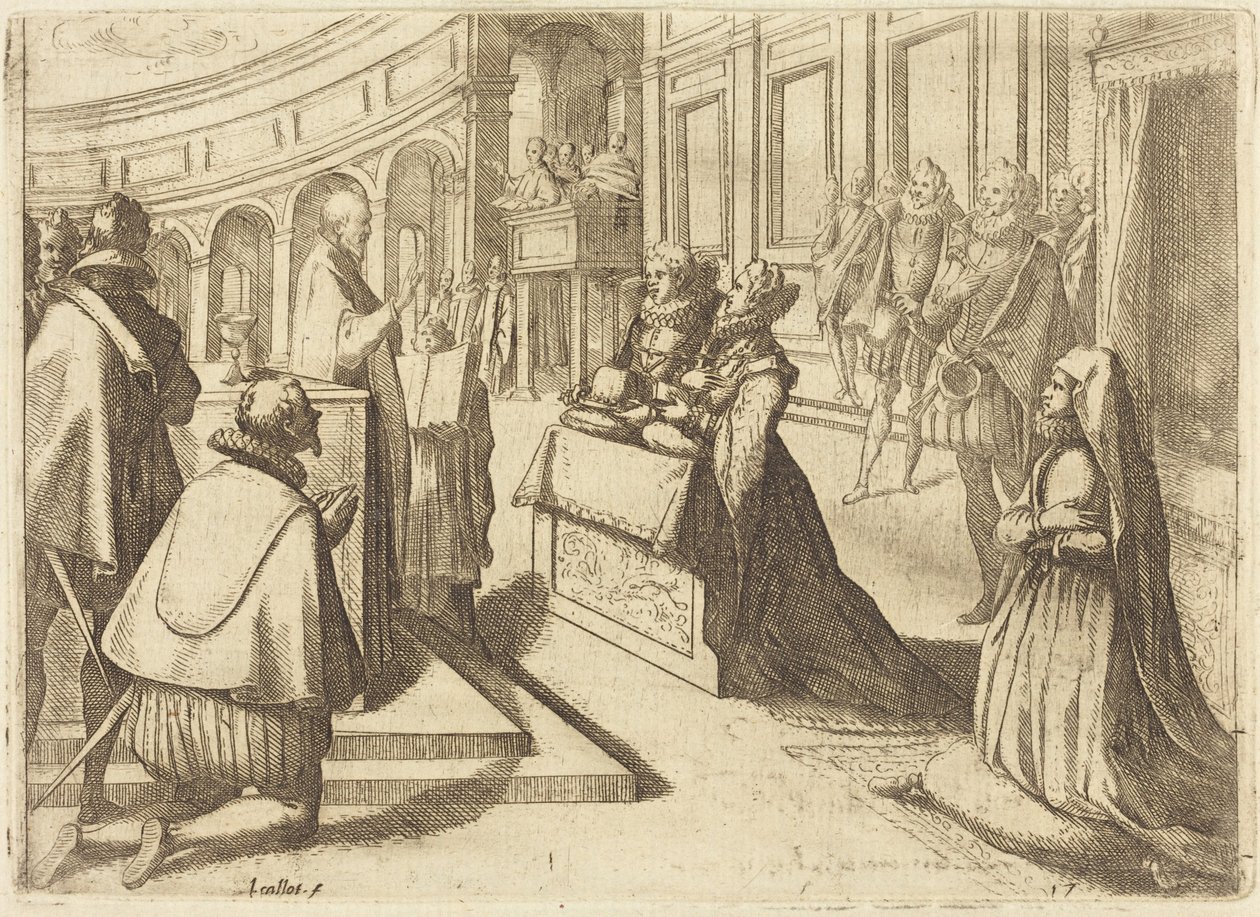 Casamento de Margarida da Áustria e Filipe III de Jacques Callot