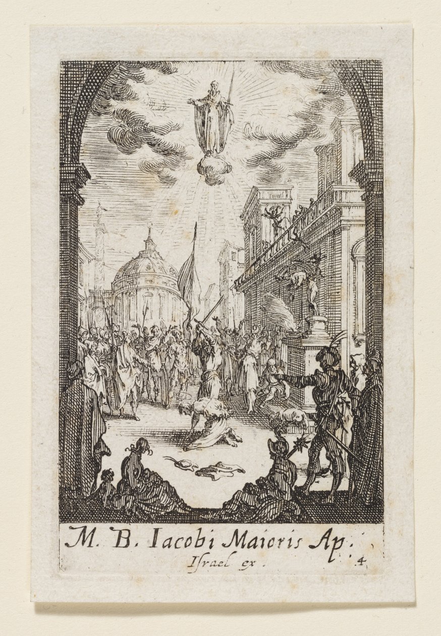 Martírio de São Tiago Maior (M. B. Jacobi Maioris) de Jacques Callot