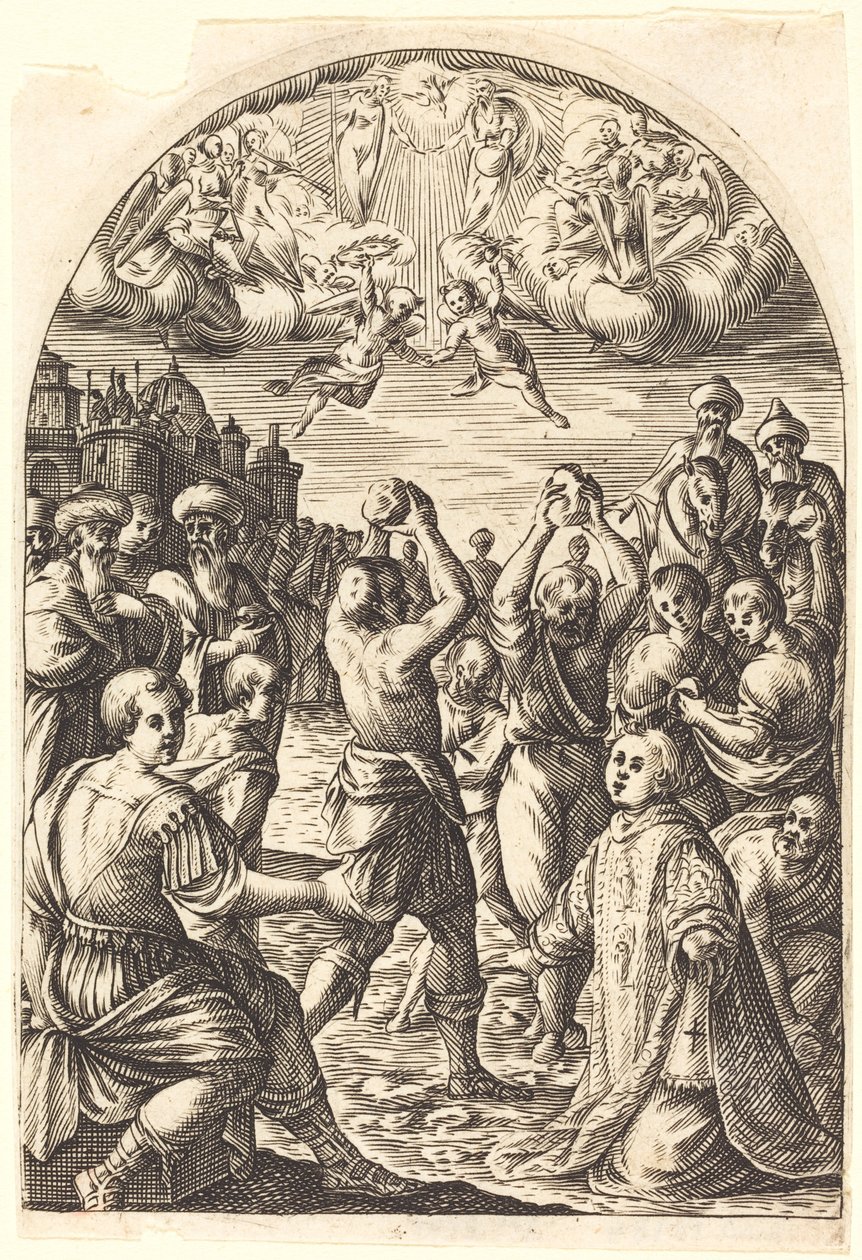 Martírio de Santo Estêvão de Jacques Callot