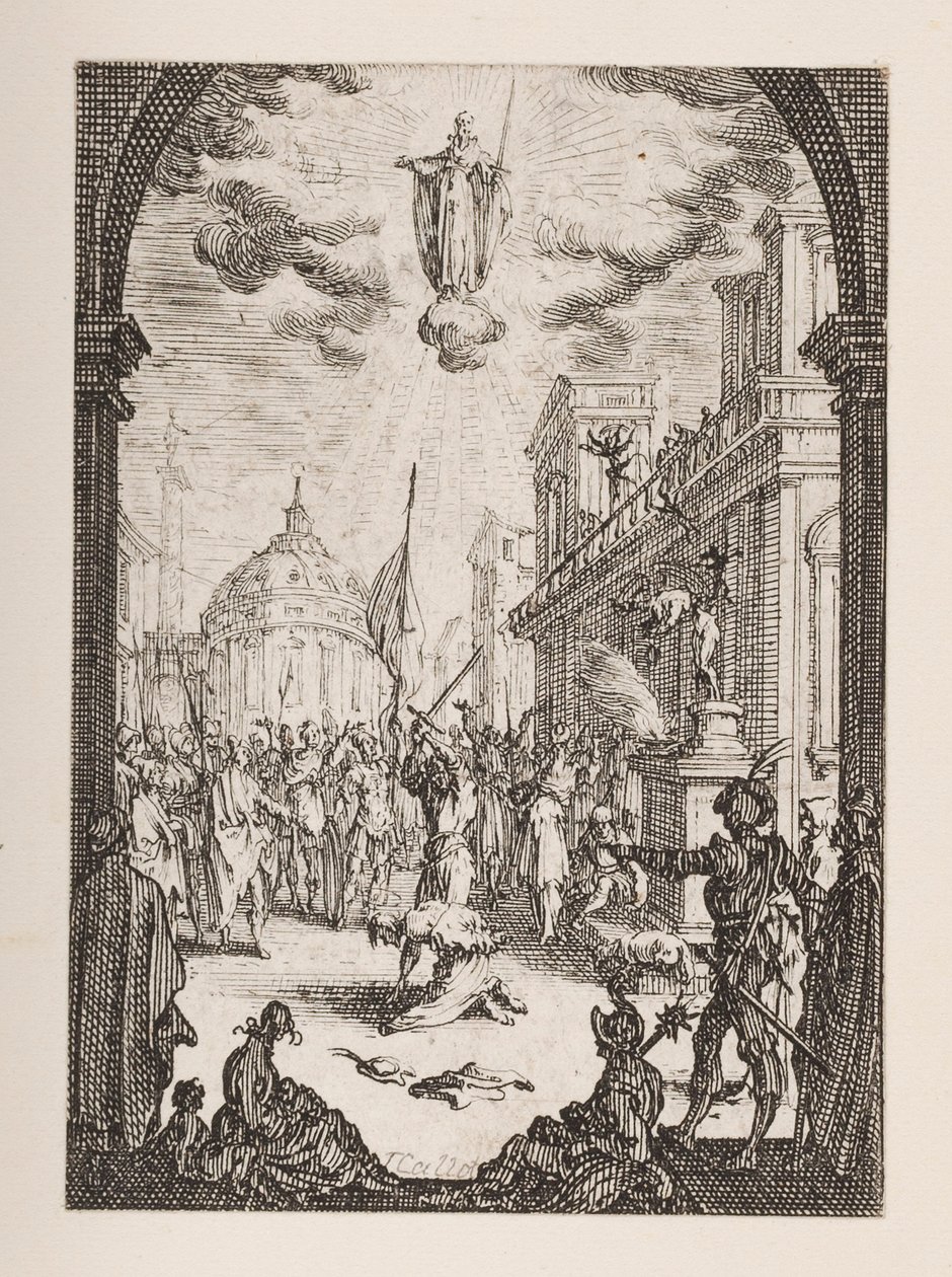 Martírio de São Jacques, no.3 de O Martírio dos Apóstolos de Jacques Callot
