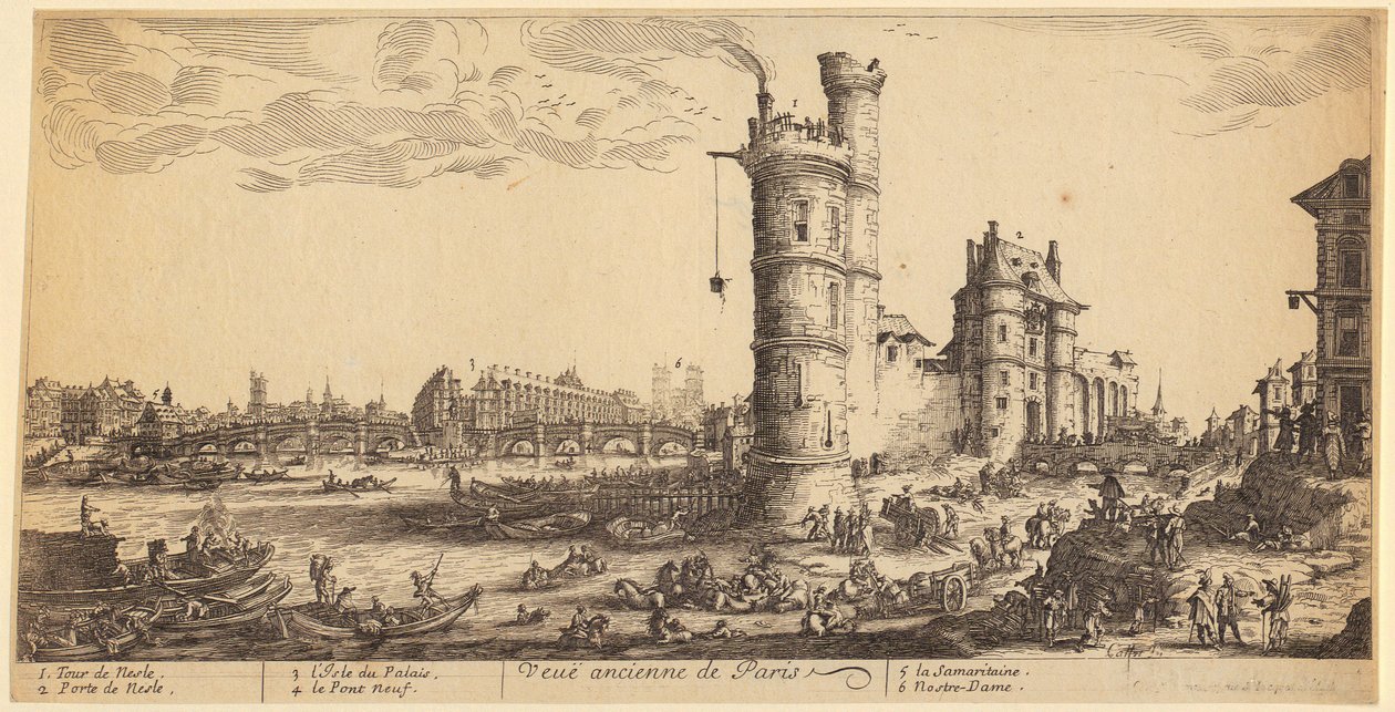 Martírio de São Tadeu, folha 12 da série «Os Martírios dos Apóstolos» de Jacques Callot