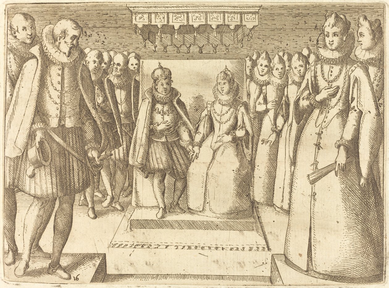 Encontro de Margarida da Áustria e Filipe III de Jacques Callot