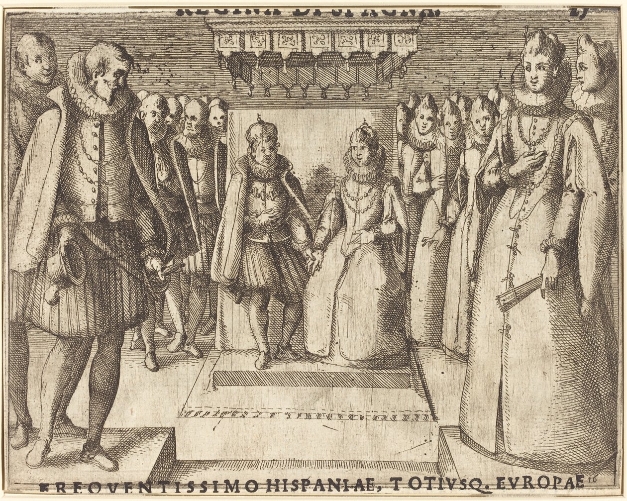 Margarida da Áustria e Filipe III de Jacques Callot