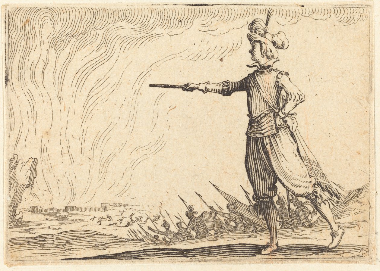 Comandante Militar a Pé de Jacques Callot