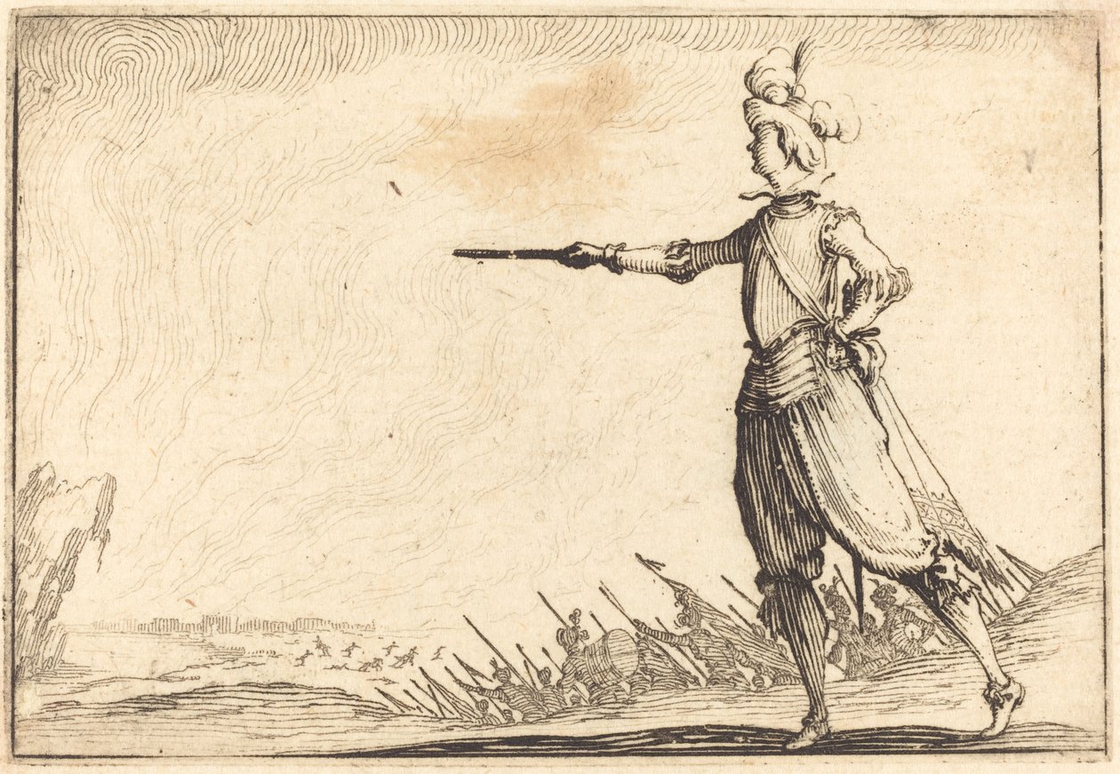 Comandante Militar a Pé de Jacques Callot