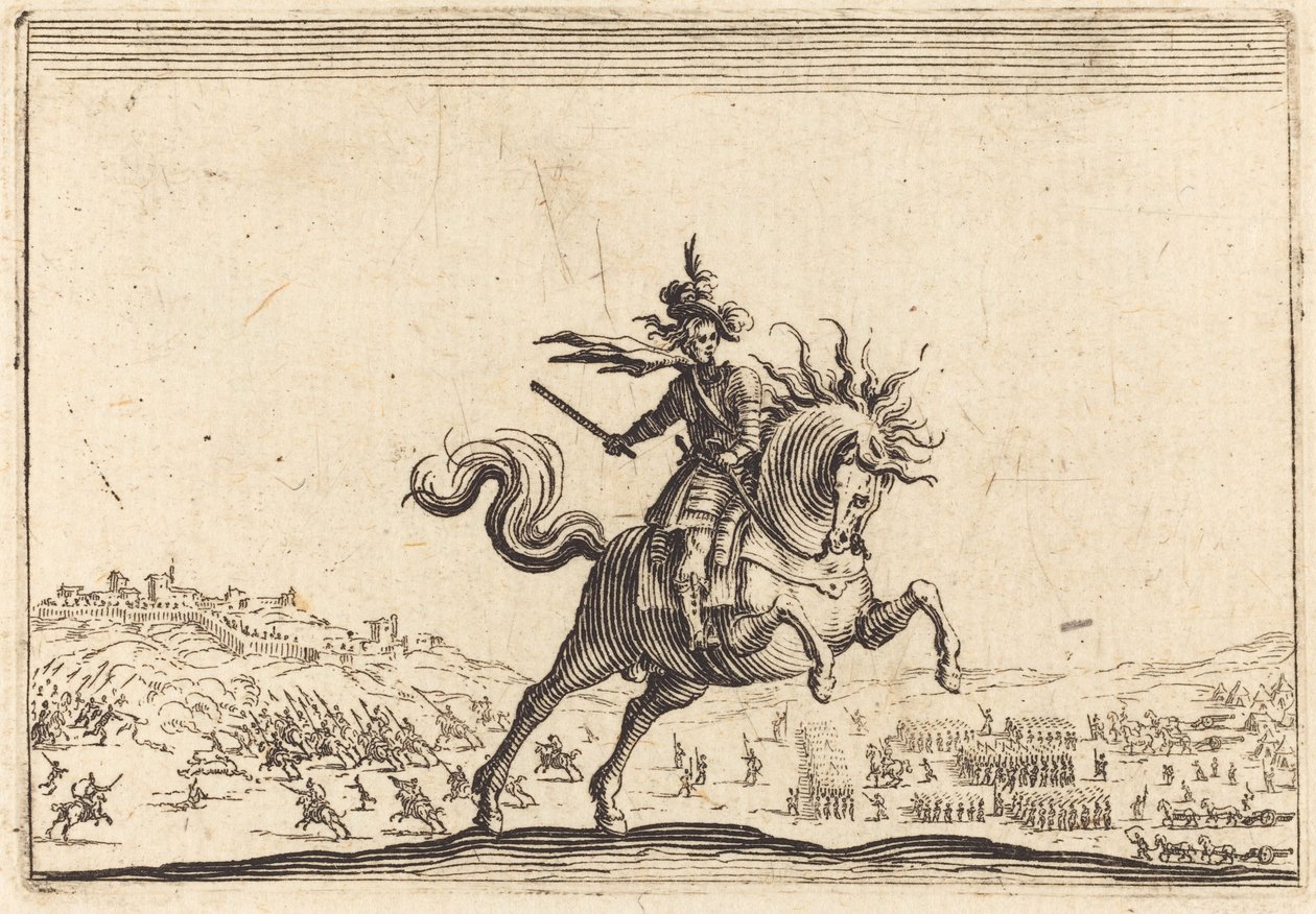 Comandante Militar a Cavalo de Jacques Callot