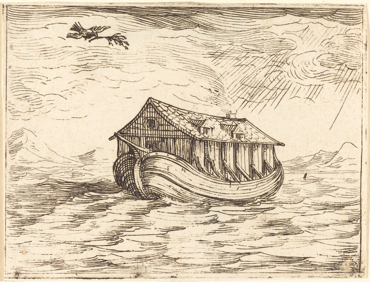 A Arca de Noé. de Jacques Callot
