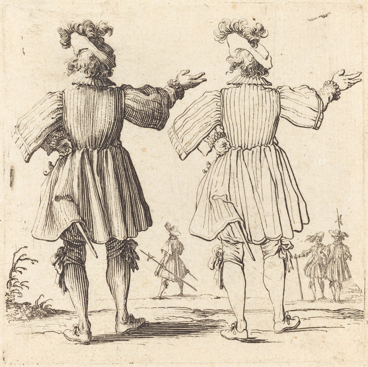 paisagem de Jacques Callot
