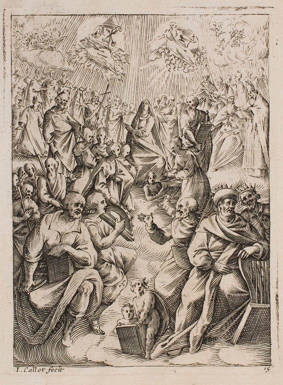 Paraíso, da série «Imagens de Roma» de Jacques Callot