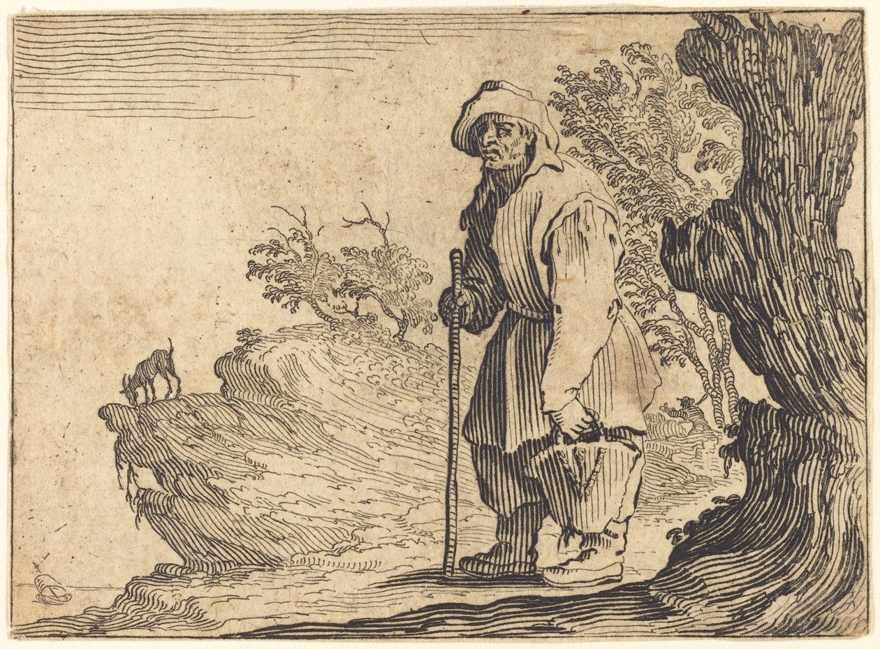 Peasant with Sack de Jacques Callot