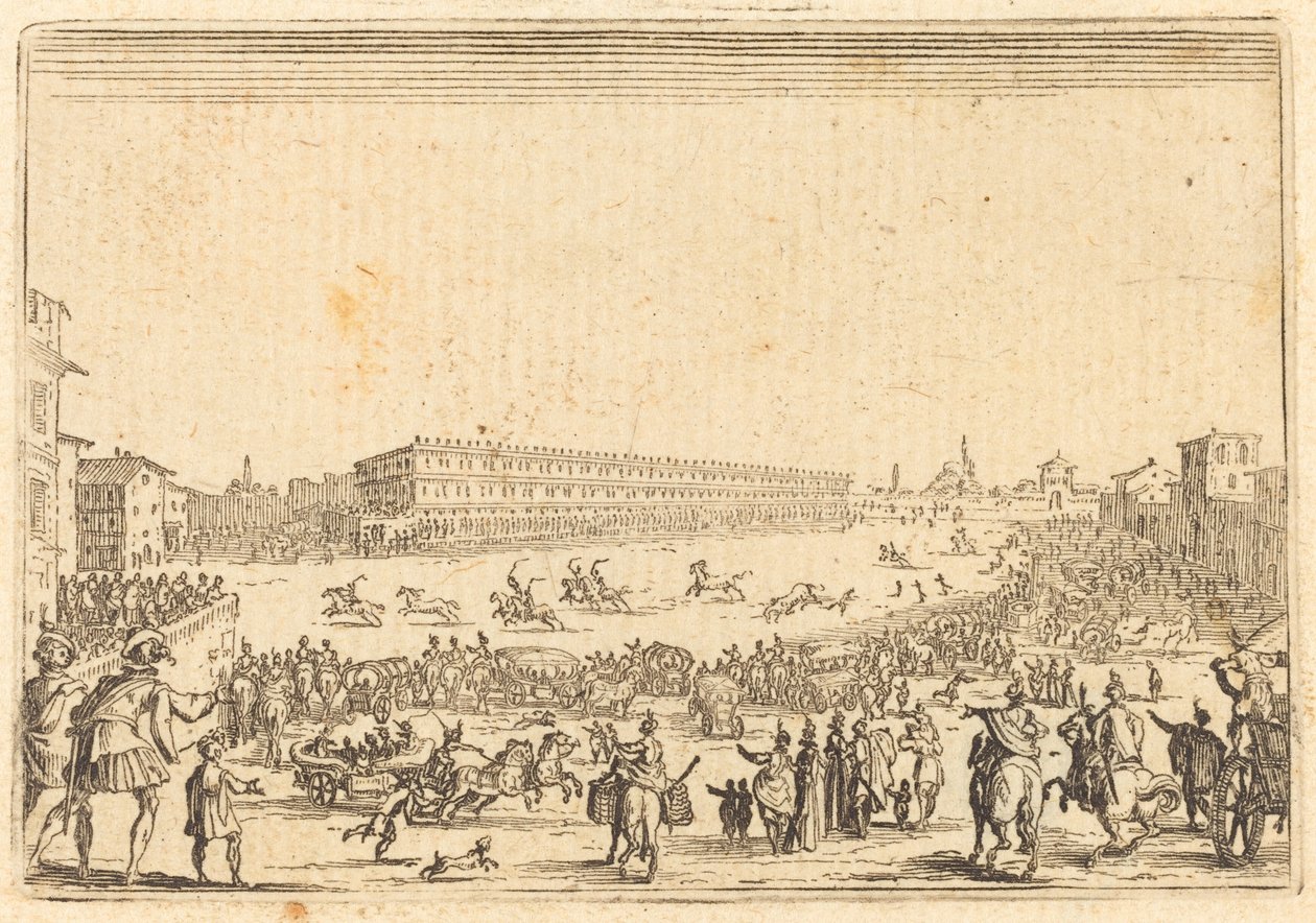 Praça da Porta al Prato de Jacques Callot