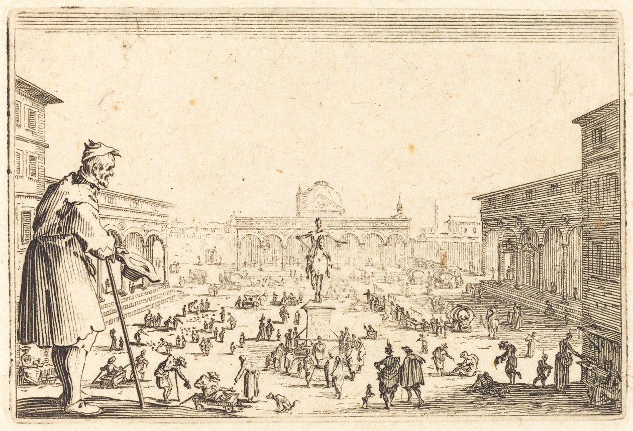 paisagem de Jacques Callot