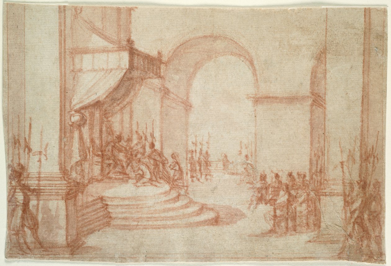 Pilatos lavando as mãos de Jacques Callot