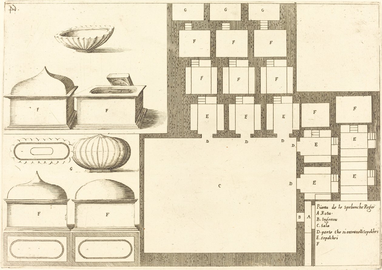 Plano do Spelunche Reggae de Jacques Callot