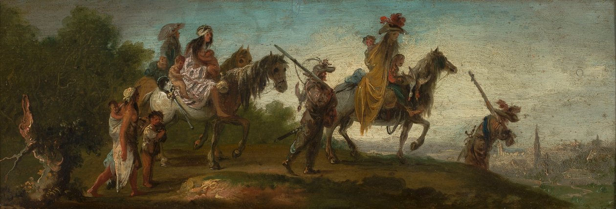 Procissão de ciganos de Jacques Callot
