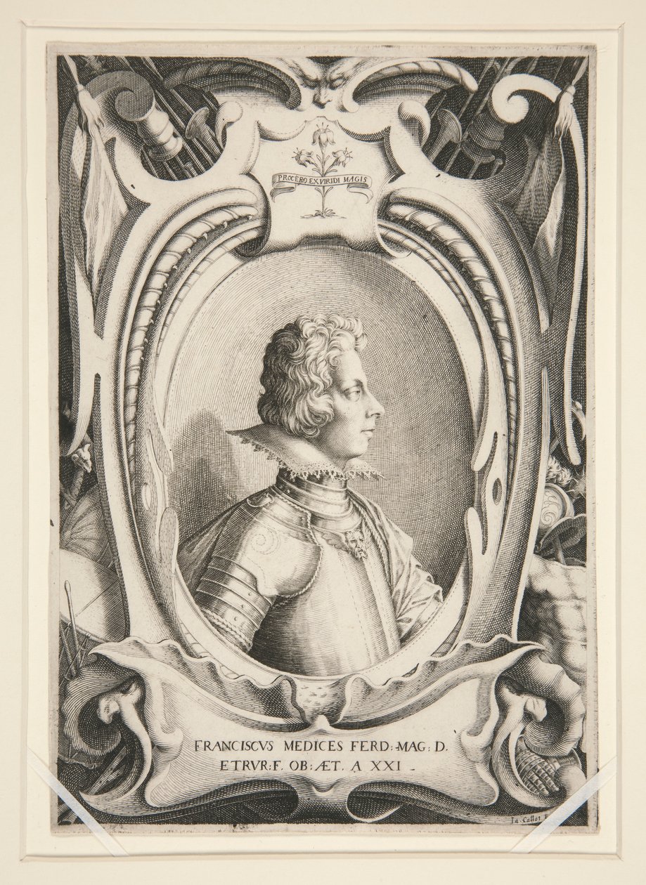 Retrato de François de Medicis de Jacques Callot