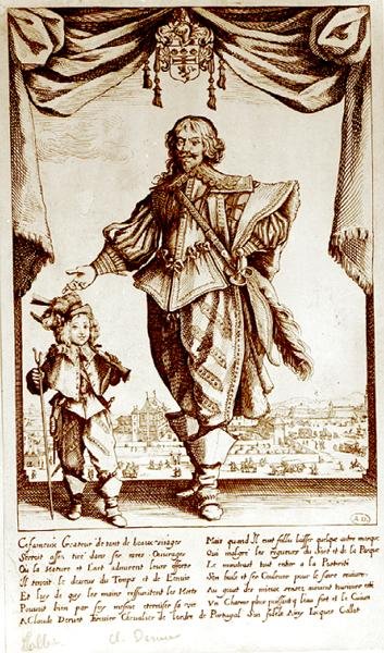 Retrato de Claude Deruet (1588-1660) Chevalier de l