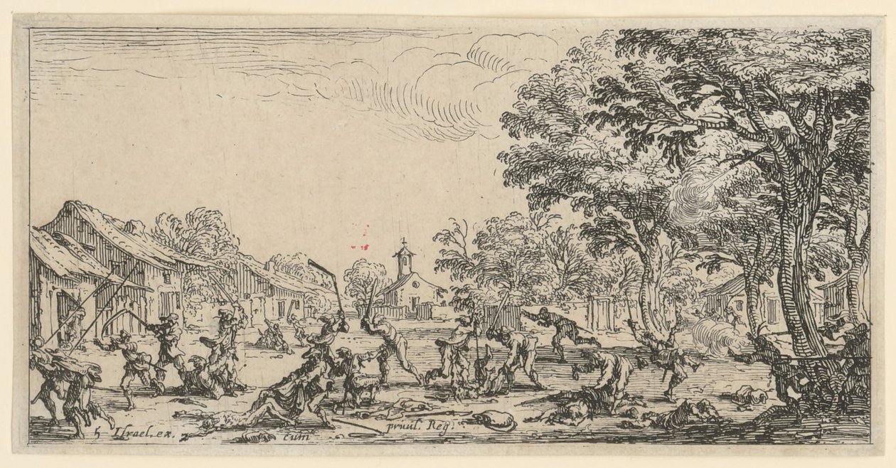 A vingança dos camponeses de Jacques Callot