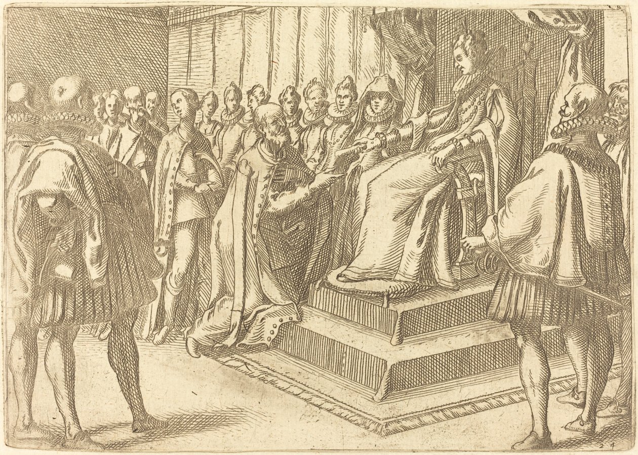 Recepção do Enviado da Polônia de Jacques Callot