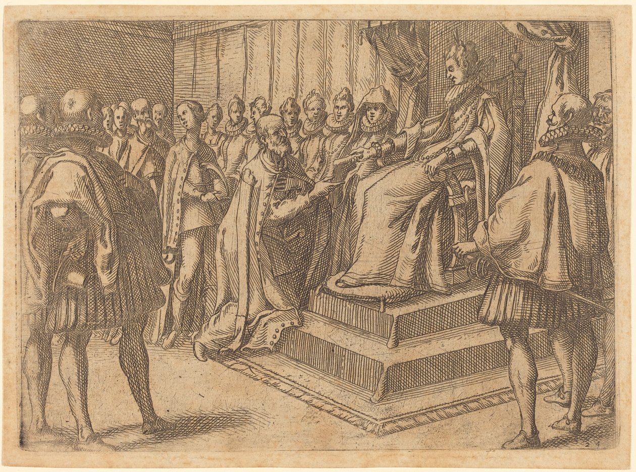 Recepção do Enviado da Polónia de Jacques Callot