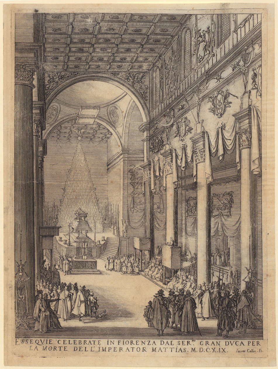 Réquiem em honra do imperador Matias de Jacques Callot