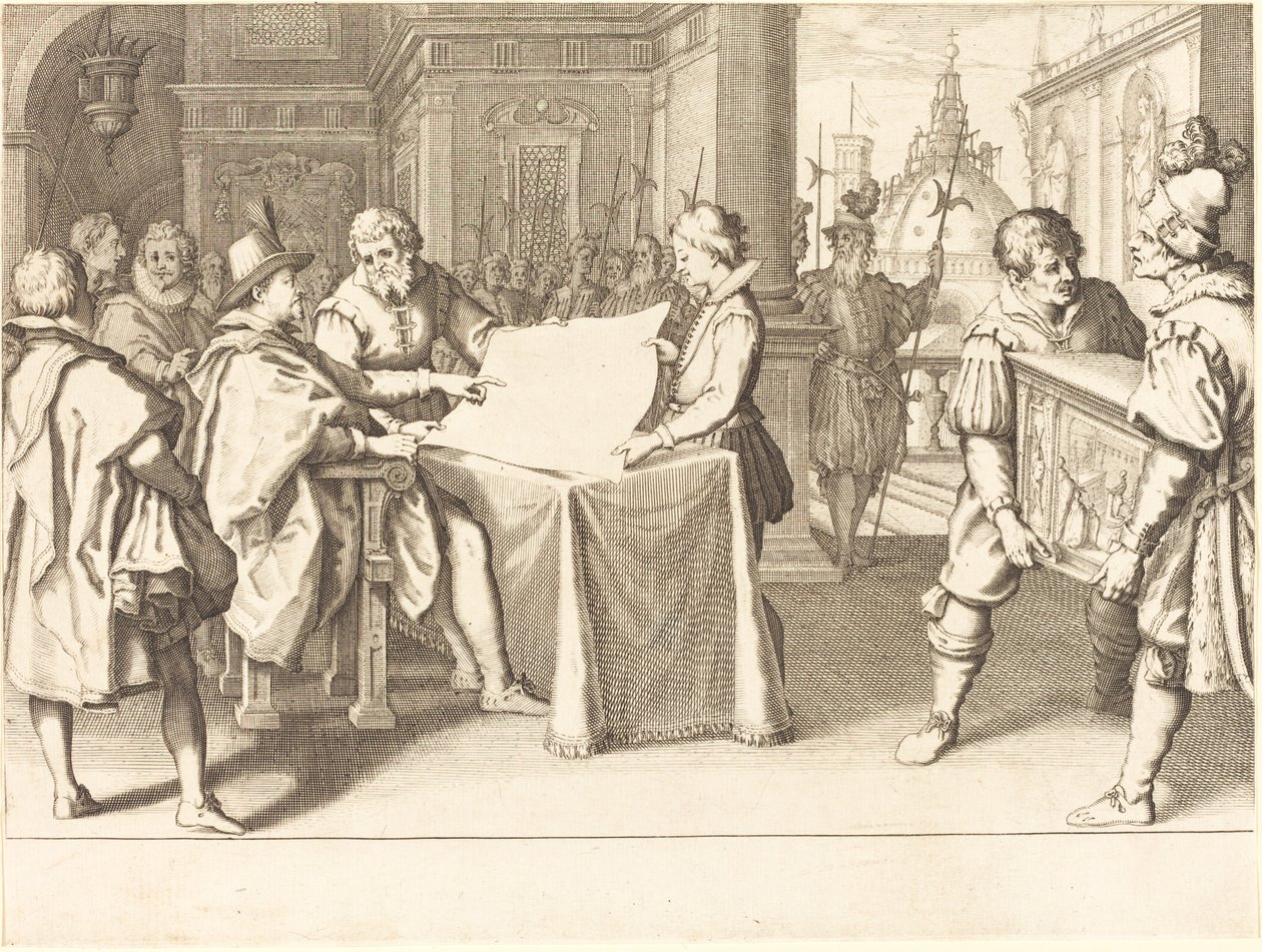 Restauração do Duomo, Florença de Jacques Callot