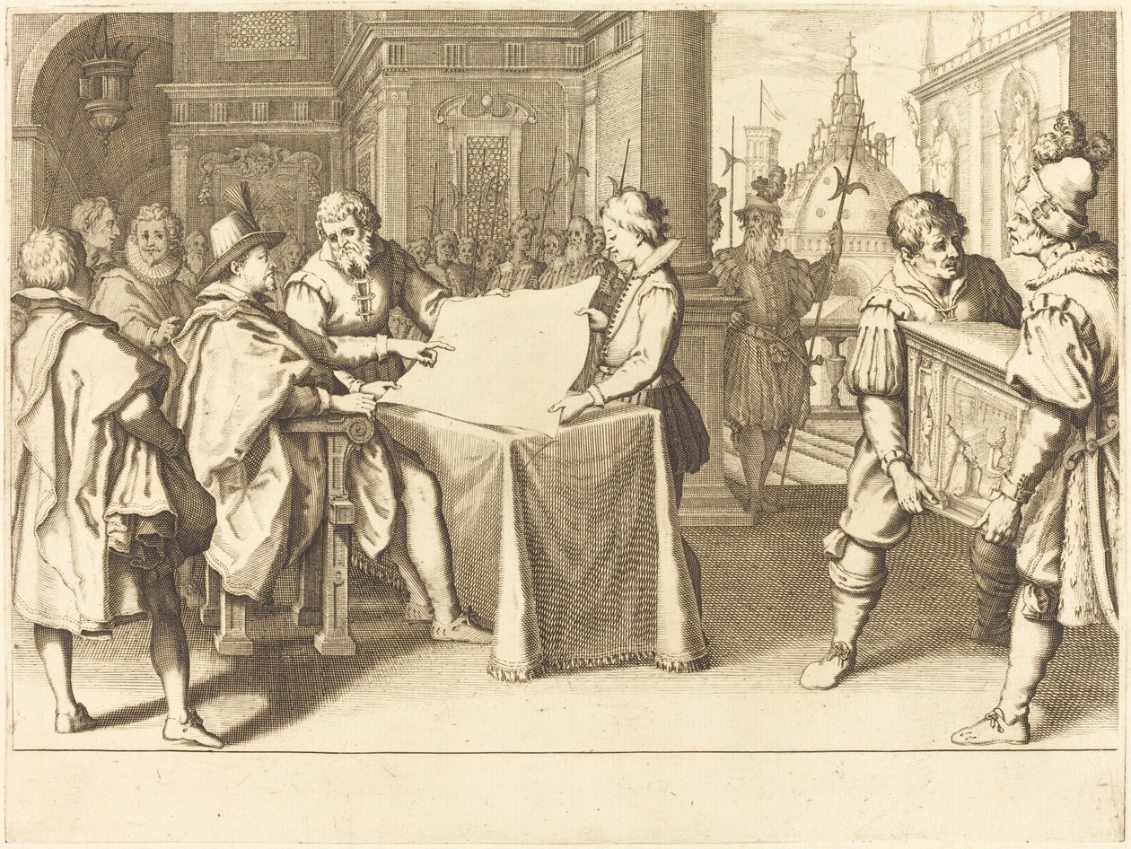 Restauração do Duomo, Florença de Jacques Callot