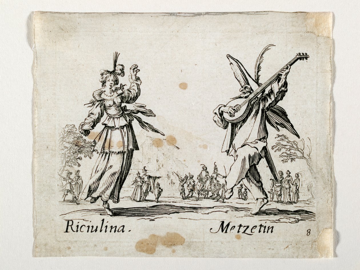 Riculina e Metzetin, figuras da Commedia dell