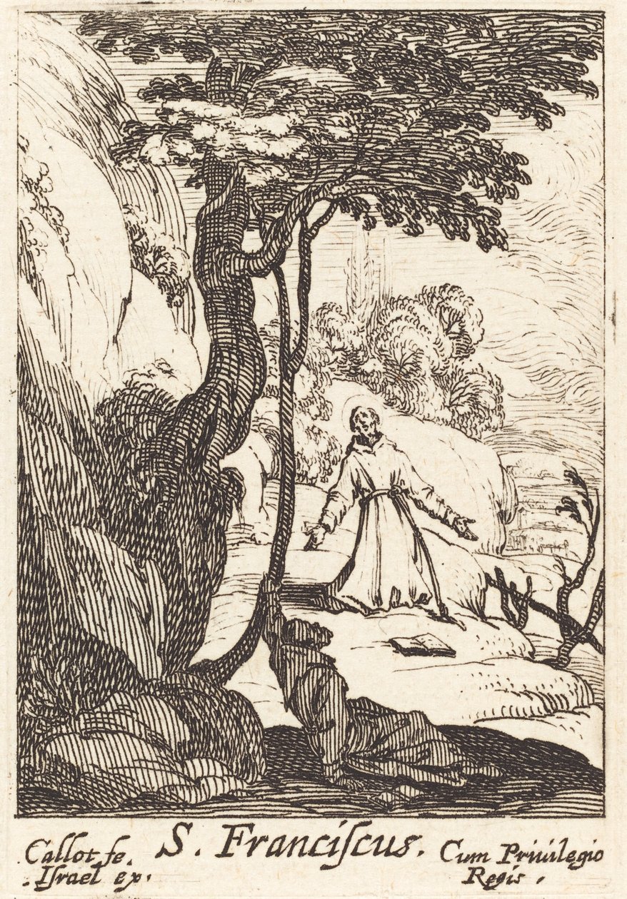 São Francisco, c. 1632. de Jacques Callot