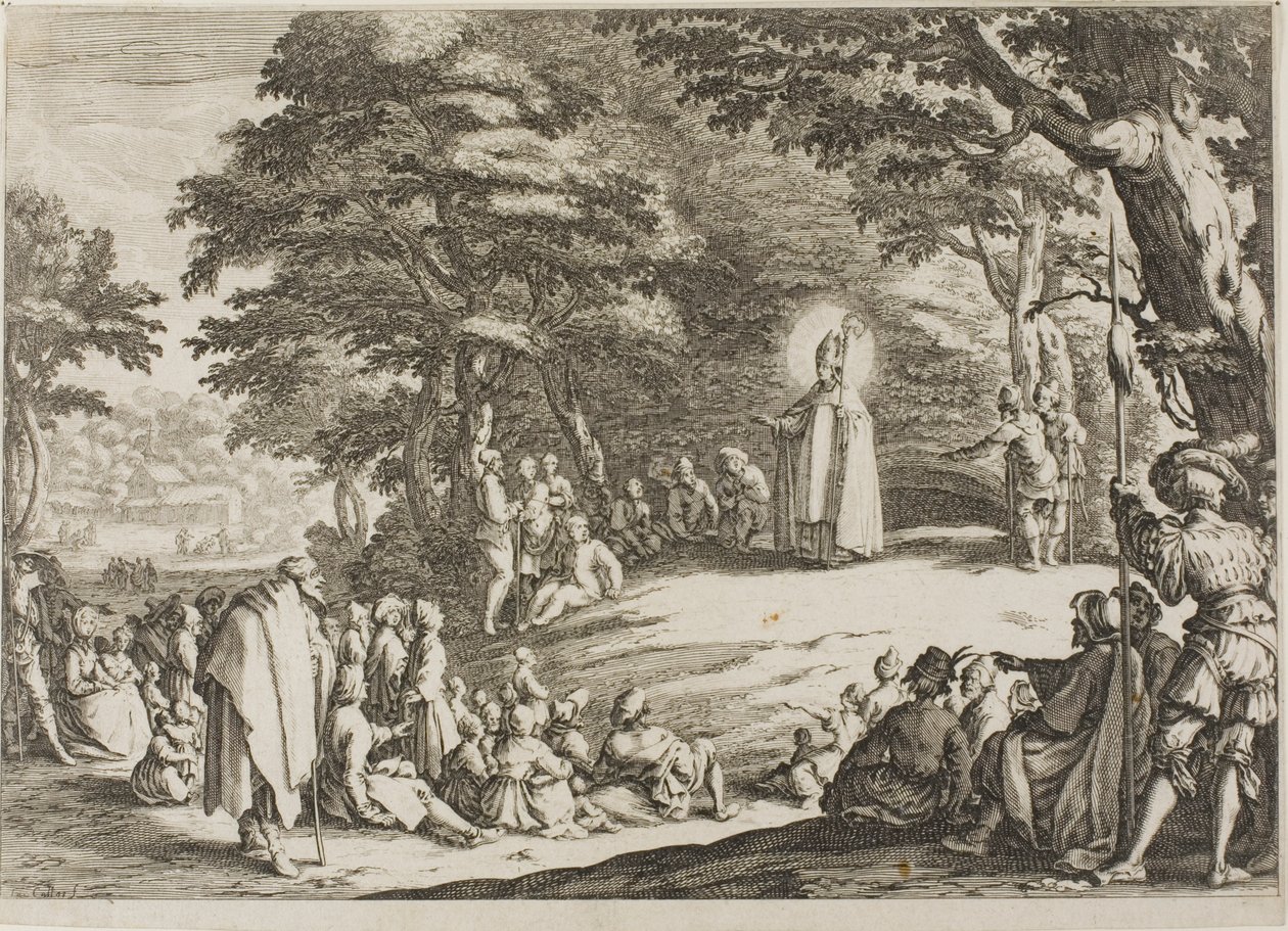Pregação de São Nicolau de Jacques Callot