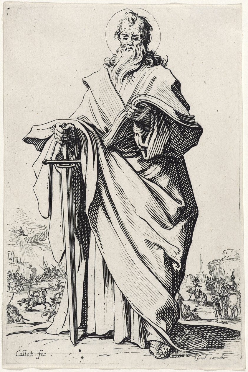 São Paulo dos Grandes Apóstolos, 1631 de Jacques Callot